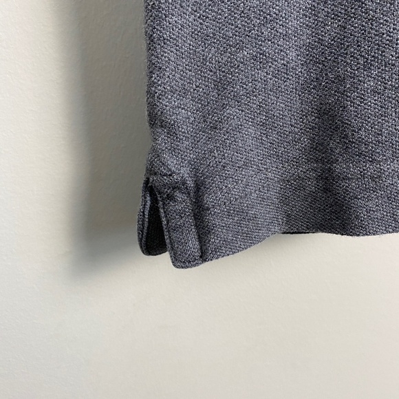 Abercrombie & Fitch Women's Gray Short Sleeve "Muscle" Polo Snap Shirt Size XL - Picture 7 of 11